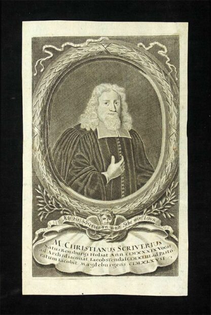 Scriverius, Christian:  (1629-1693): - Pfarrer, Erbauungs- und Volksschriftsteller.