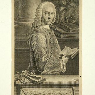 Bodmer, Johann Jacob  (1698-1783): - Zürcher Theologe u. Schriftsteller.