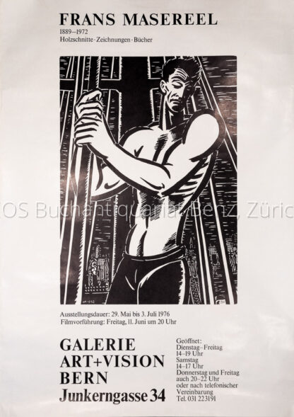 Masereel, Frans  (1889-1972): - Holzschnitte – Zeichnungen – Bücher.