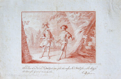 Nilson, Johannes Esaias (1721–1788): - Das Lied eines Schweizers an sein bewaffnetes Mädchen.