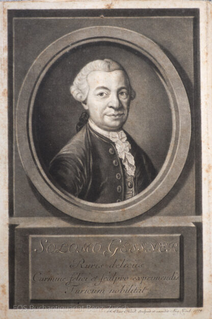 Gessner, Salomon (1730–1788): - Brustbild.