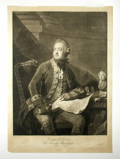 Count de Guines. The French Ambassador. (Choiseul, Etienne François, Herzog von (seit 1758), Marquis de Stainville)  (1719-1785). - Franz. Staatsmann.