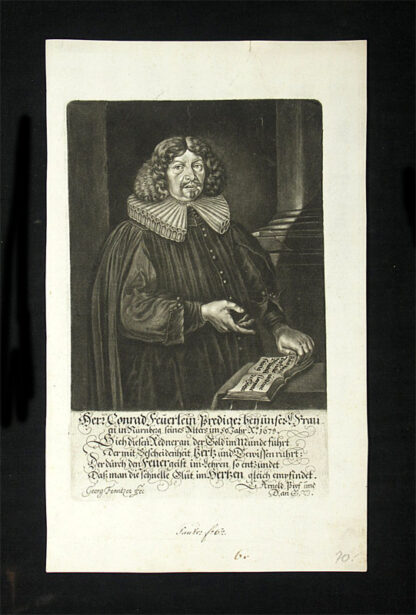 Feuerlein, Conrad  (1629-1704): - Dt. Theologe.