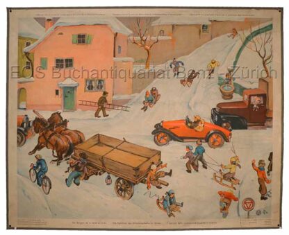- Die Gefahren des Strassenverkehrs im Winter.