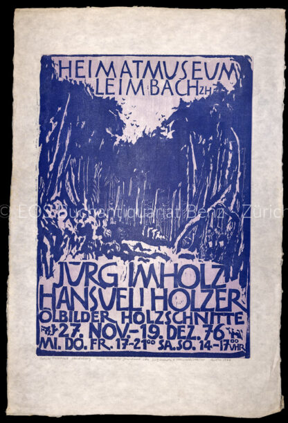 Imholz, Jürg; - Heimatmuseume Leimbach ZH