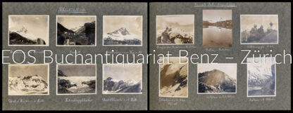 Privates Photoalbum mit Ansichten von Schweizer Gebirgen. - Image 2