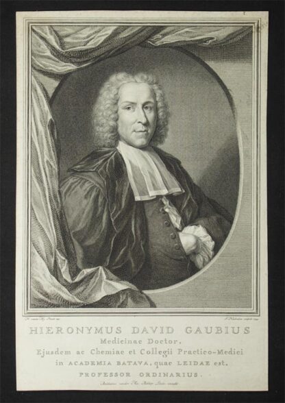 Gaubius, David Hieronymus (1705-1780): - Deutscher Mediziner.