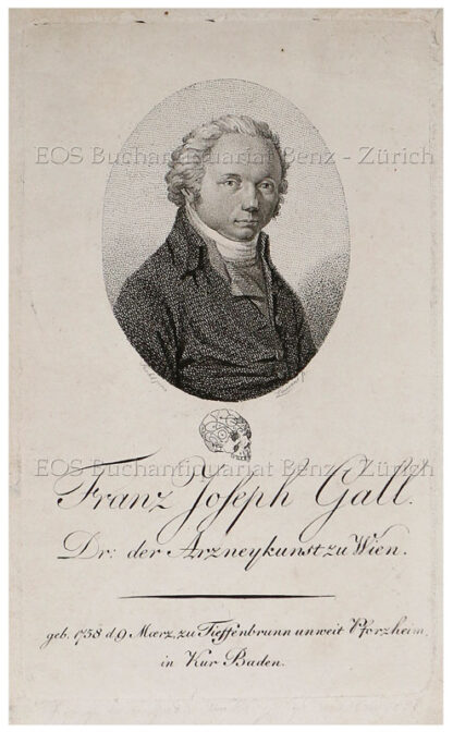 Gall, Frank Joseph (1758-1828): - Franz Joseph Gall. Dr. der Arzneykunst zu Wien.
