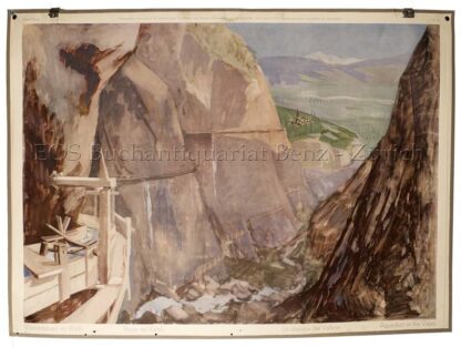 Chavaz, Albert (1907 - 1990): - Wasserfuhren im Wallis.