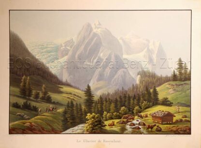 Frey, Samuel (1785-1836): - Le Glacier de Rosenlaui.