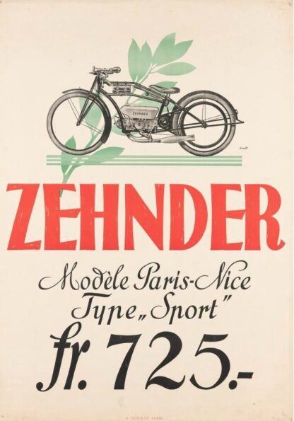 Ernst, Oscar (1886–1944) - Modèe Paris-Nce - Type "Sport" - Fr. 725.-