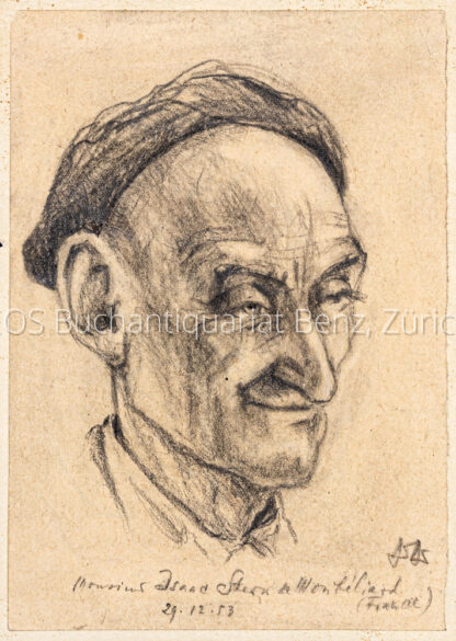 Dreifuss, Willy (1897–1991): - Monsieur Isaac Stern de Monbéliard (France) – 29. 12. 53.