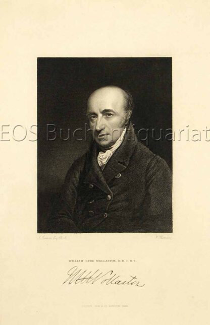 Wollaston, William Hyde (1766-1828): - Englischer Arzt, Physiker und Chemiker.