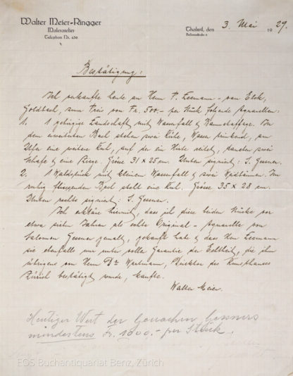 Gessner, Salomon (1730–1788): Mann und zwei Jünglinge am Bach. – Bild 2