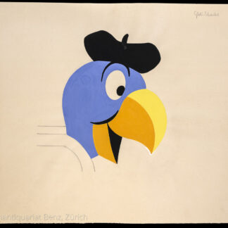 Lips, Robert (1912–1975): - Entwurf Globi Schaukel.