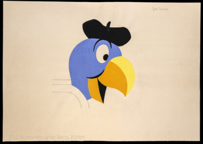 Lips, Robert (1912–1975): - Entwurf Globi Schaukel.
