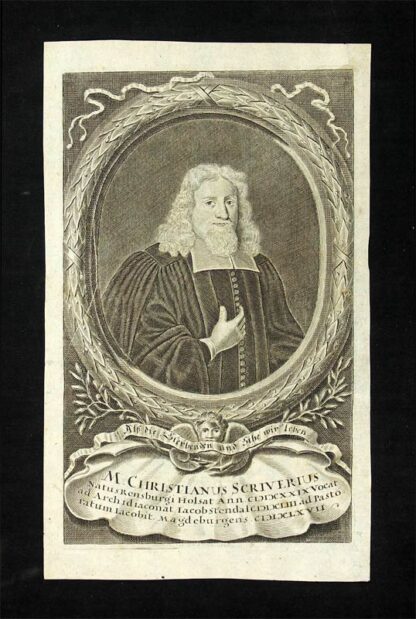 Scriverius, Christian:  (1629-1693): - Pfarrer, Erbauungs- und Volksschriftsteller.