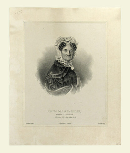 Hess geb. Scheuchzer, Anna Maria (1776-1841): - Frau von Hans Rudolf Hess-Scheuchzer.