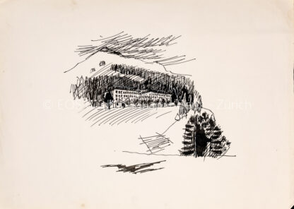 Surbek, Victor (1885–1975); - Hochalpines Institug in Ftan.