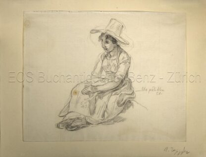Töpffer, Wolfgang Adam (1766–1847) - Sitzende Frau.