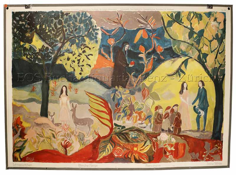 Holy-Björset, Ellisif (1903 - 1988): - Schneewittchen - Blanche-Neige - Biancaneve - Snow White.