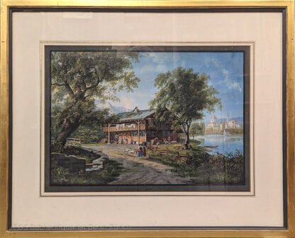 Lory, Gabriel Ludwig (zugeschrieben). (1763–1840). - Bauernhaus bei Thun.