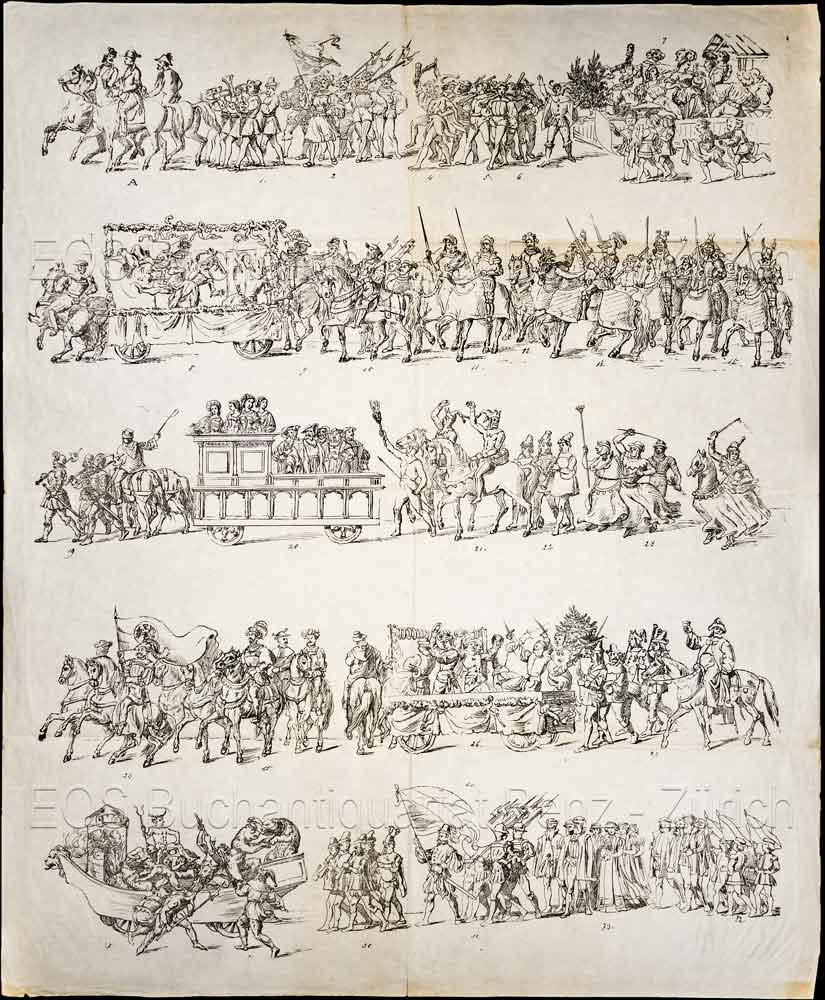 - Lebende Bilder aus der Chronik der Mode. Dritte Lieferung «Volksfeste».