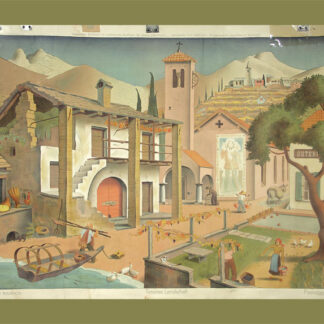 Stöcklin, Niklaus (1896 - 1982). - Tessiner Landschaft.