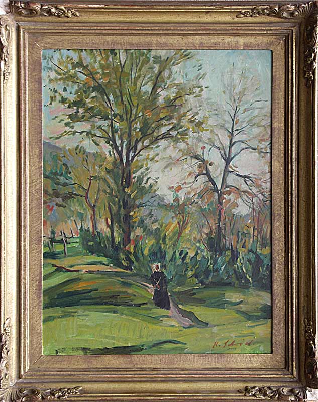 Schmid, Konrad (1899 - 1979): - Herbstlandschaft.