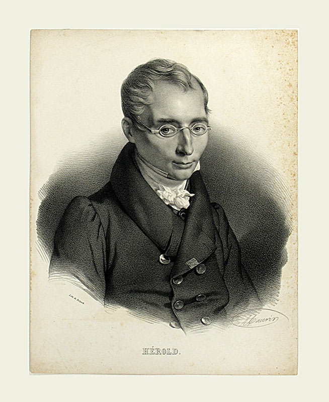 Herold, Louis-Joseph-Ferdinand (1791-1833): - Französischer Komponist, Pianist und Violinist.