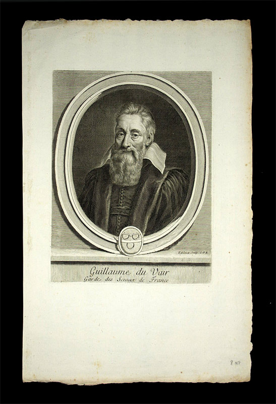 Vair, Guillaume du (1556-1621): - Französischer Philosoph.