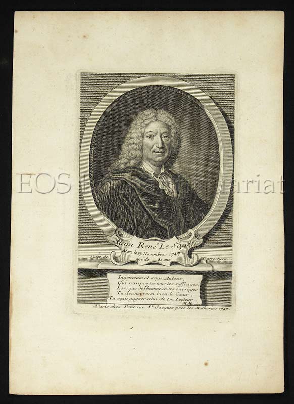 Lesage, Alain-René (1668-1747): - Franz. Schriftsteller.