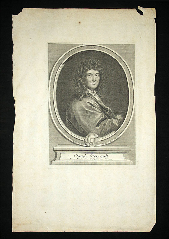Perrault, Claude (1613-1688): - Franz. Baumeister.