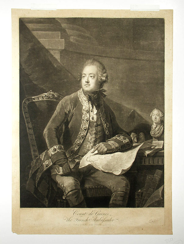 Count de Guines. The French Ambassador. (Choiseul, Etienne François, Herzog von (seit 1758), Marquis de Stainville) (1719-1785). - Franz. Staatsmann.