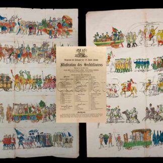 - Lebende Bilder aus der Chronik der Mode. Dritte Lieferung «Volksfeste».