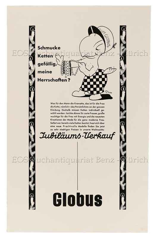 Lips, Robert (1912-1975): - Schmucke Ketten gefällig, meine Herrschaften?