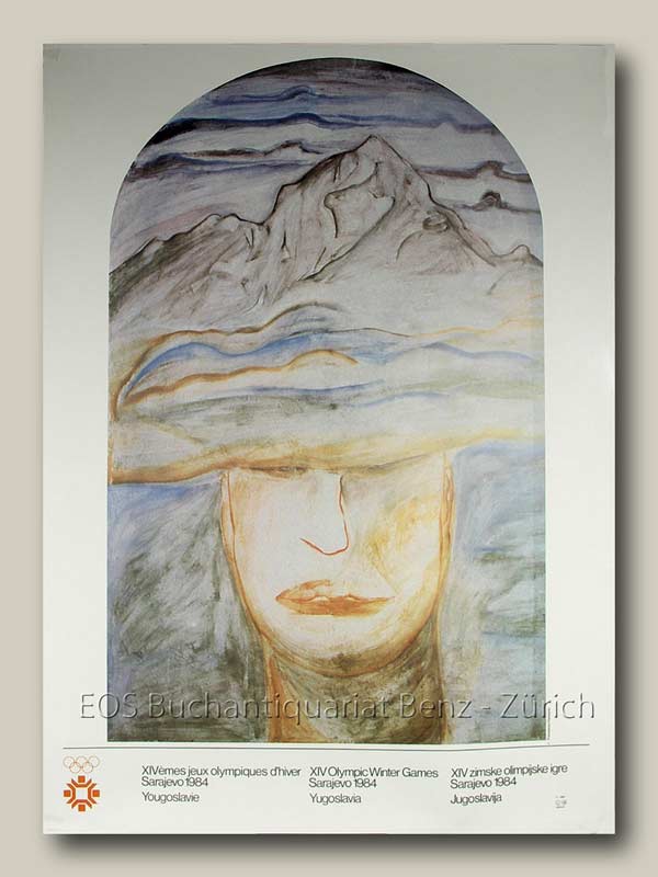 Clemente, Francesco (*1952): - XIVèmes jeux olympiques d'hiver Sarajevo 1984, Yougoslavie - XIV Olympic Winter Games - XIV zimske olimpijske igre.