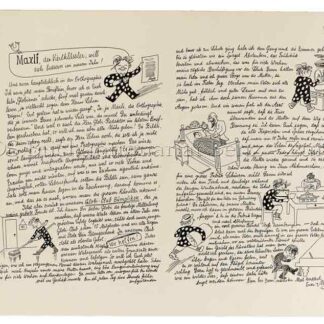 Lips, Robert (1912-1975): - Maxli, der Viertklässler, will sich bessern im neuem Jahr!