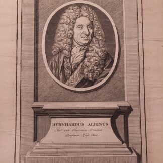 Albinus, Bernhard Siegrfied (1697-1770): - Dt. Mediziner (Anatom u. Chirurge)