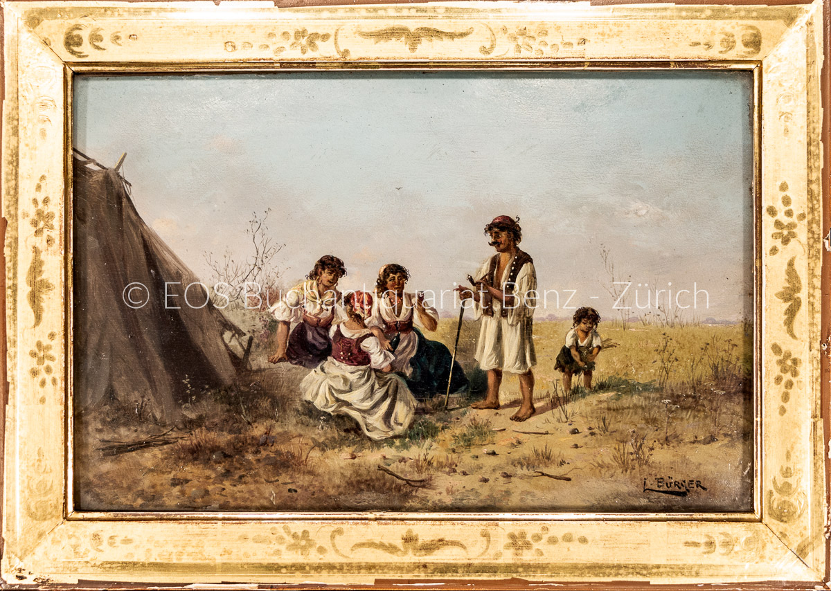 Bürger, Lothar Michael (1866–1943): - «Zigeunerlager».