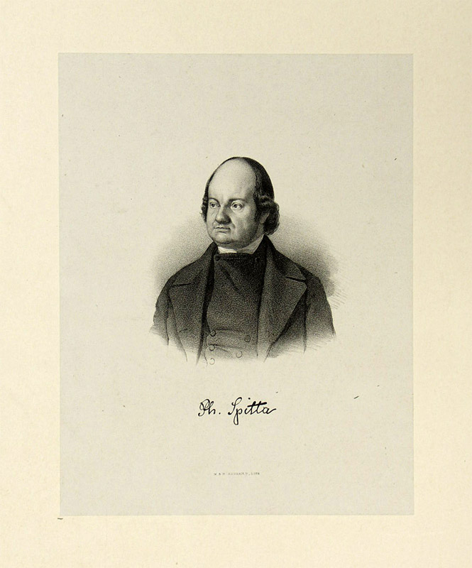 Spitta, Karl Joseph Philipp (1801-1859): - Dt. Komponist u. Geistlicher.
