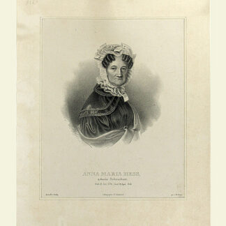 Hess geb. Scheuchzer, Anna Maria (1776-1841): - Frau von Hans Rudolf Hess-Scheuchzer.