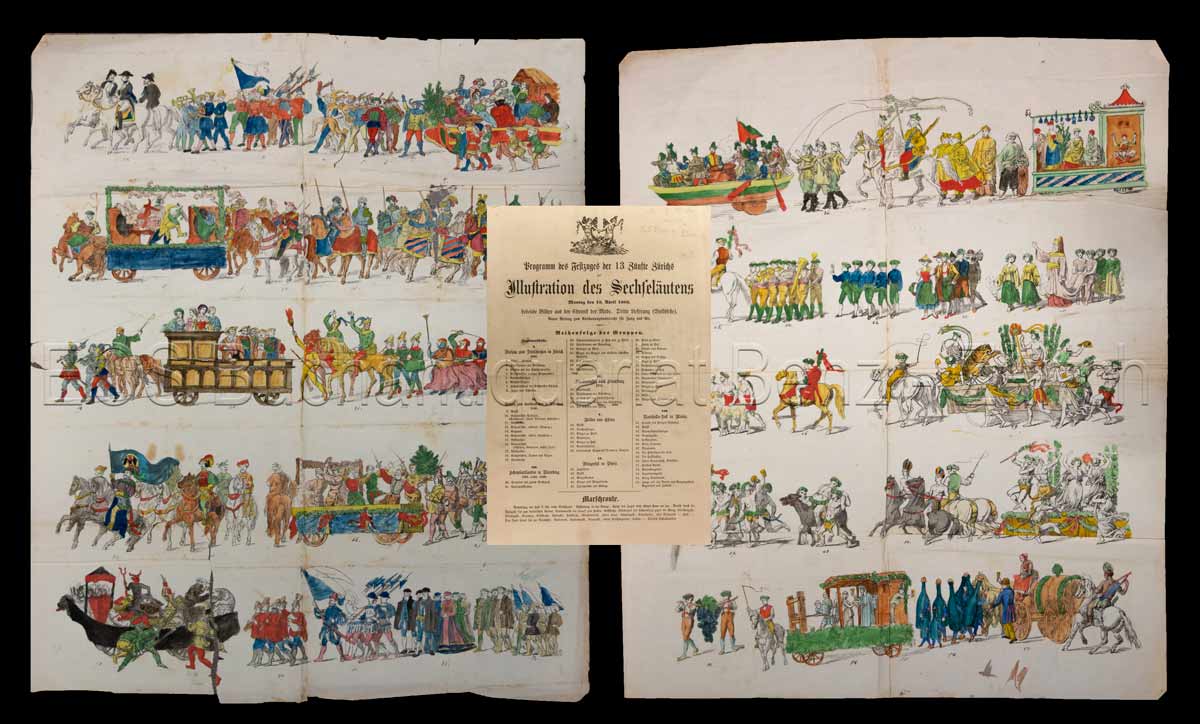 - Lebende Bilder aus der Chronik der Mode. Dritte Lieferung «Volksfeste».