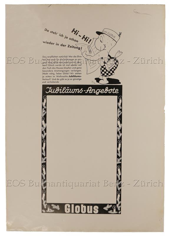 Lips, Robert (1912-1975): - Hi-Hi! Da steh' ich ja schon wieder in der Zeitung!