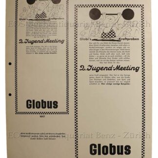 Lips, Robert (1912-1975): - Globi's Kraftproben - 2. Jugend-Meeting.