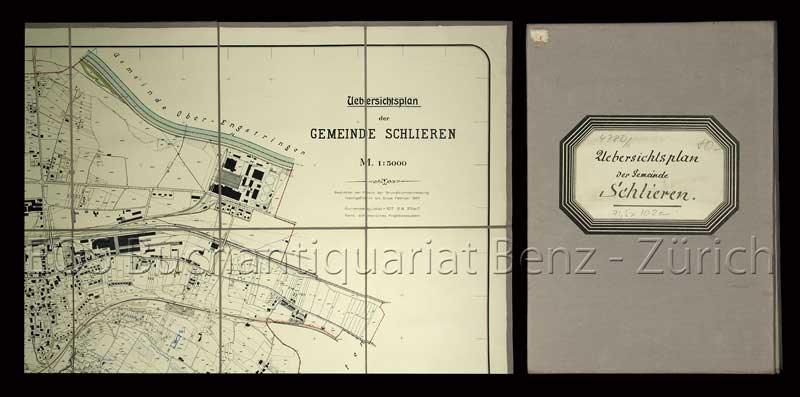 - Uebersichtsplan der Gemeinde Schlieren.