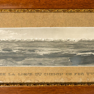 Boissonnas, Fred (1858–1946). - Panorama vu de la ligne du chemin de fer Yverdon Ste-Croix.