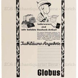 Lips, Robert (1912-1975): - Lederwaren sind sehr beliebte Geschenk-Artikel!