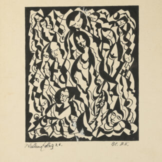 Eckertz, Waldemar (1878–1947): - (Labyrinth von Köpfen und Augen).
