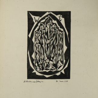 Eckertz, Waldemar (1878–1947): - (In Oval eingesperrte Menschen).